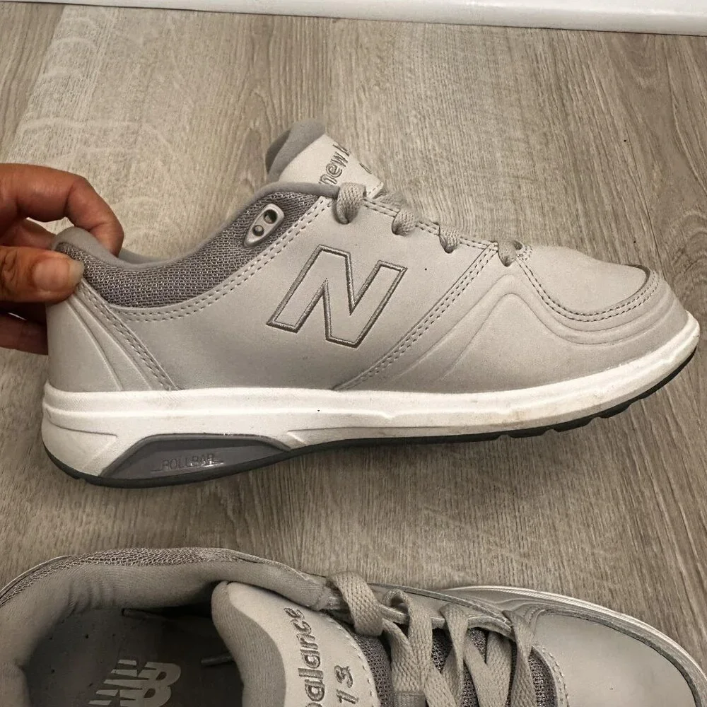 New Balance Walking Shoes Womens 7.5 Gray Rollbar Comfort Stability Low Top 813‎